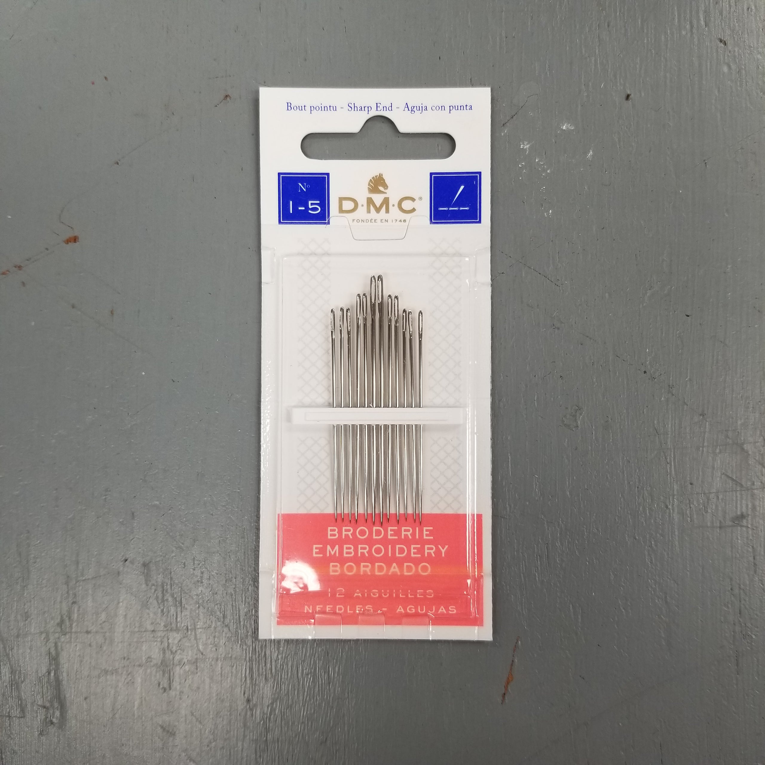 Embroidery Needles, Size 1/5