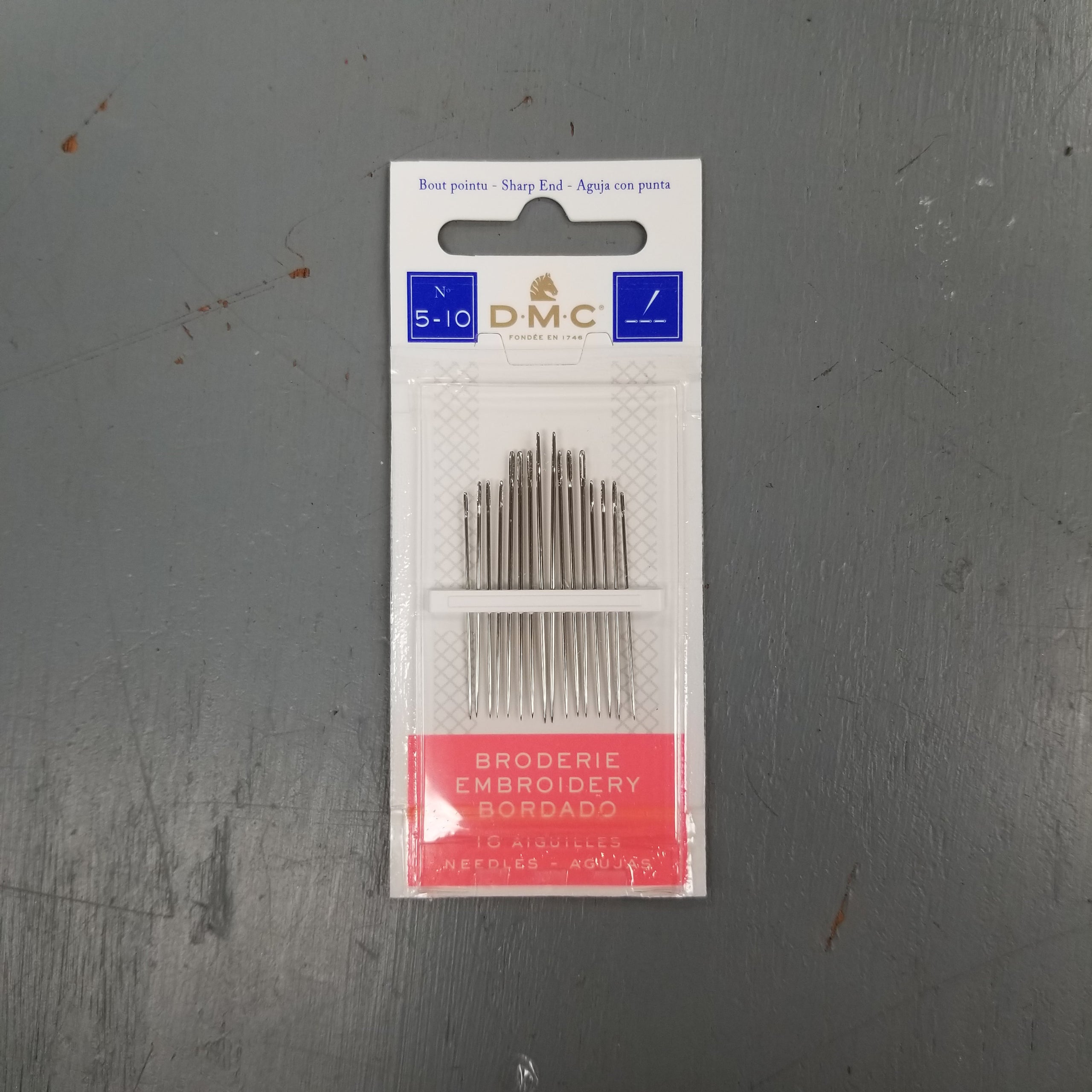 Embroidery Needles, Size 5/10